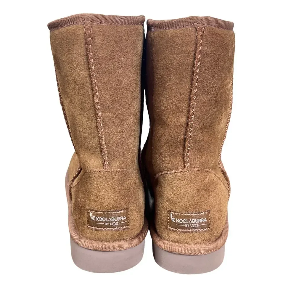Koolaburra by UGG Short Classic Faux Fur Lined Suede Boots Size 7